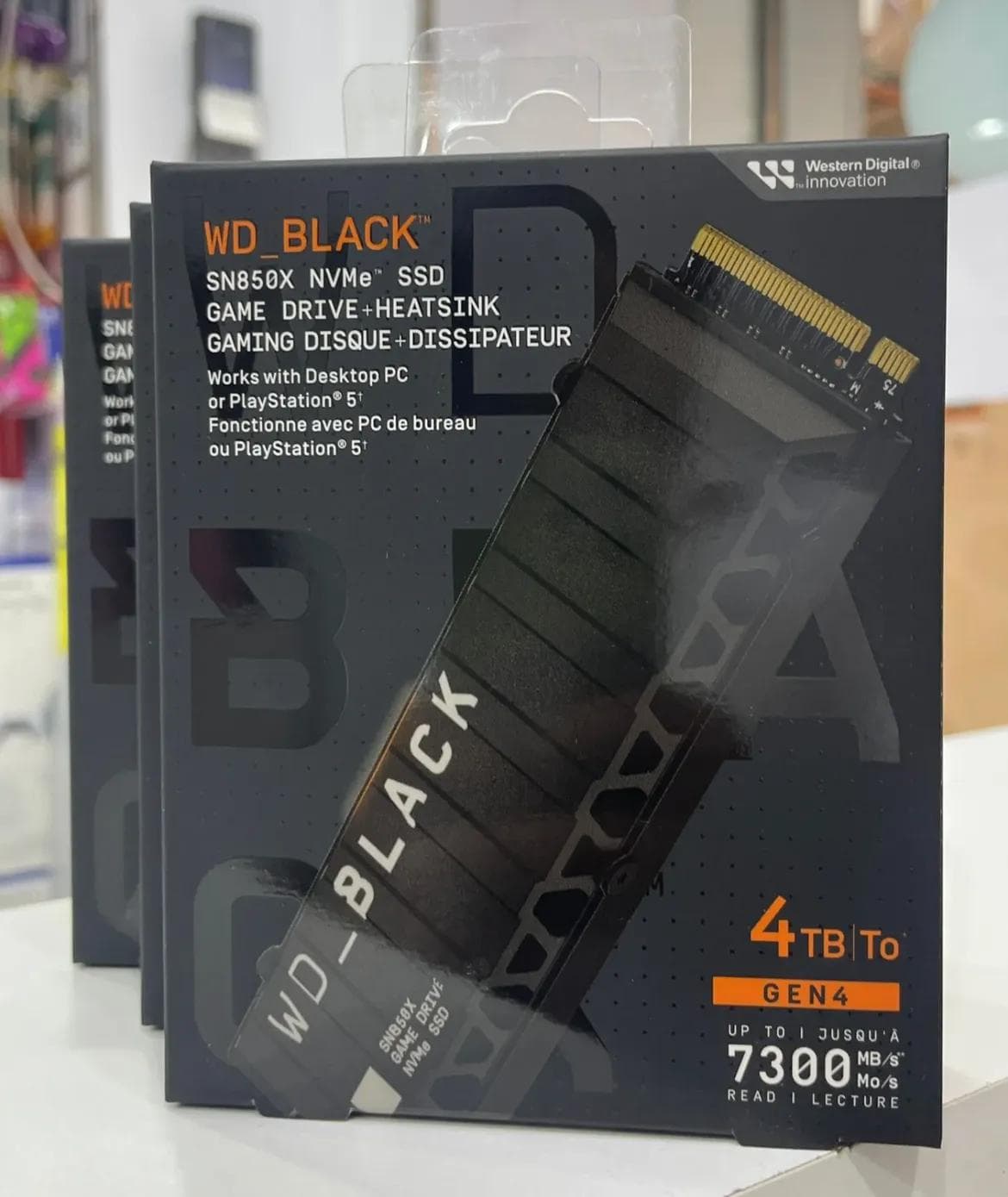 4TB WD_Black SN850X NVMe SSD