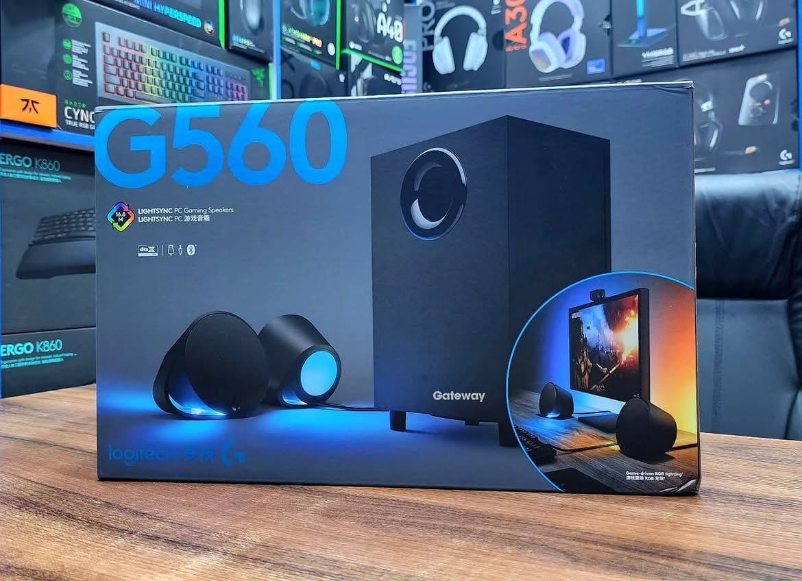 The Logitech G560 Gaming Speaker