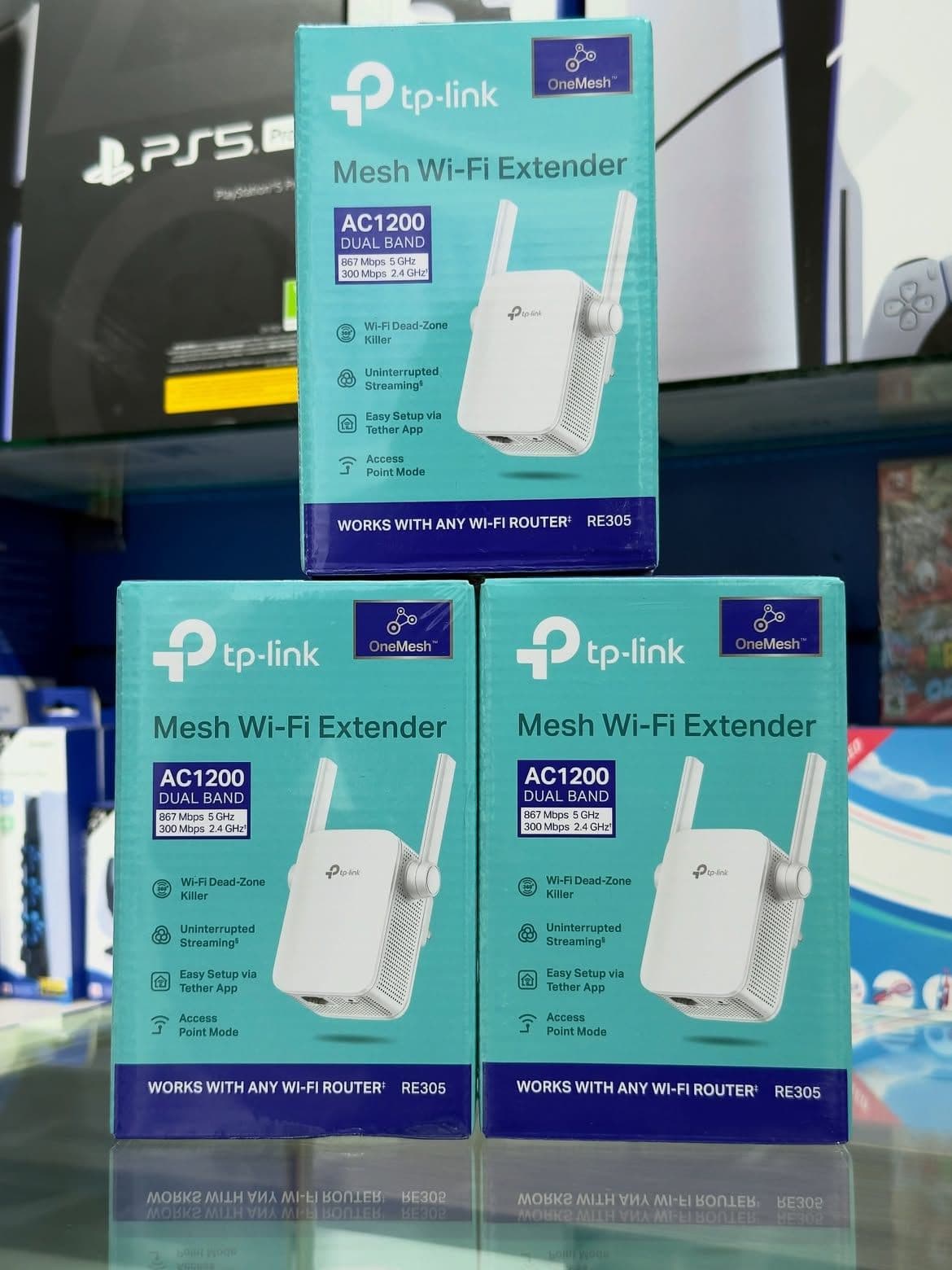 Tp Link WiFi Mesh Extender AC 1200 Dual Band