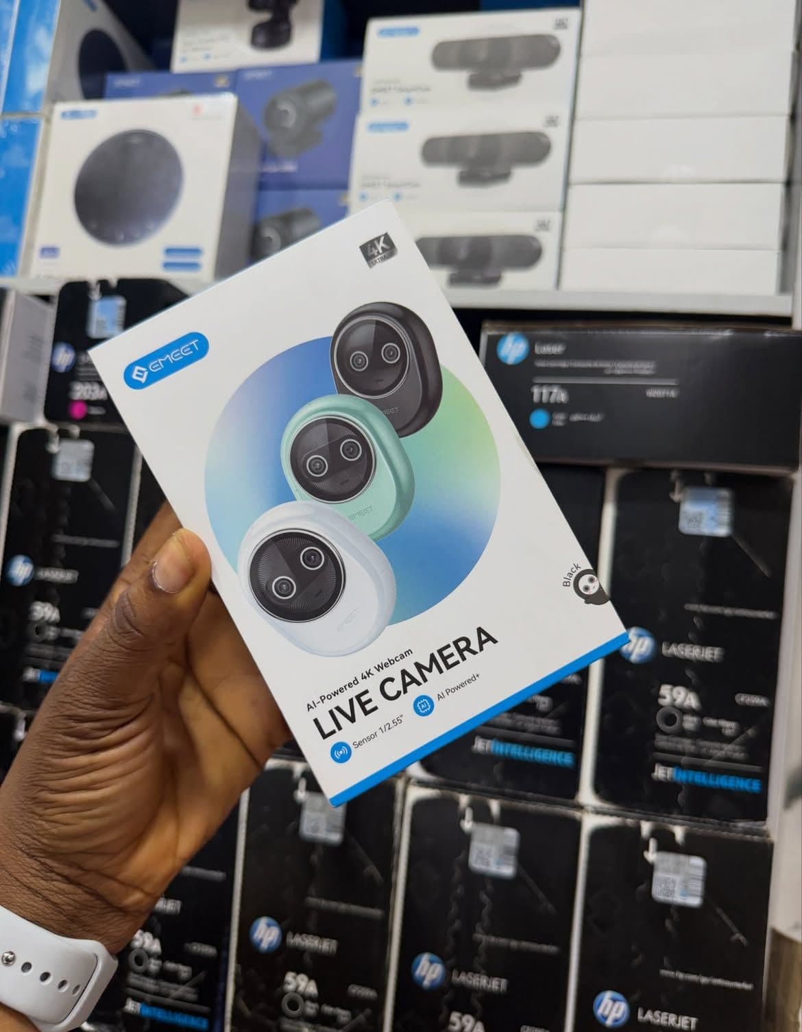 EMEET AI-Powered 4K Live Camera