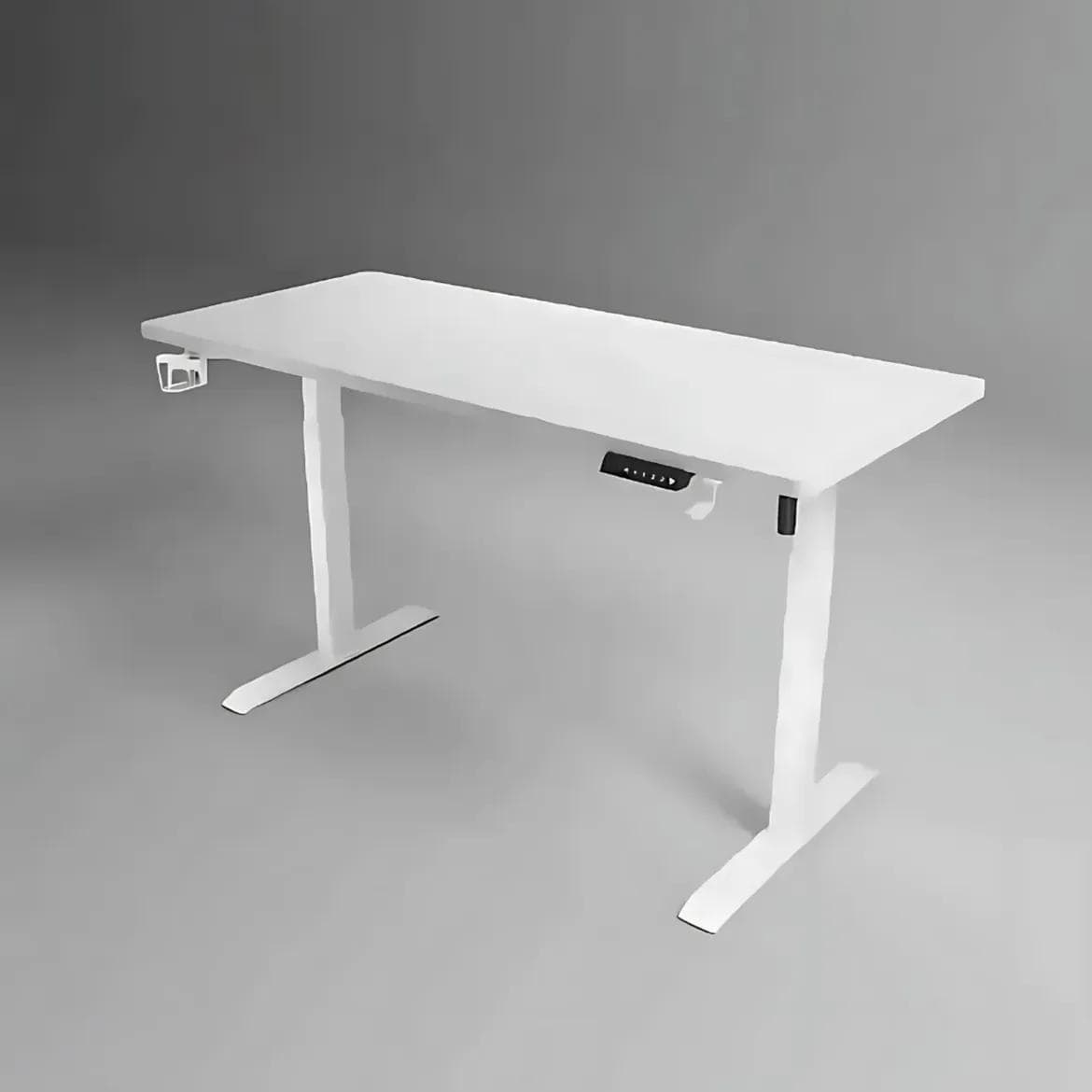 Electric Ergonomic Adjustable Sit-Stand Desk (White)